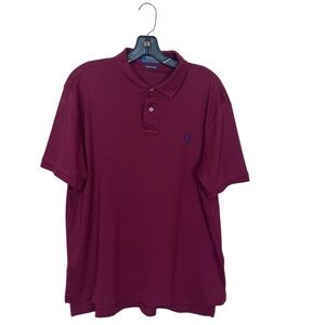 EUC Polo Ralph Lauren Men’s Pima Soft Touch Polo Shirt Burgundy